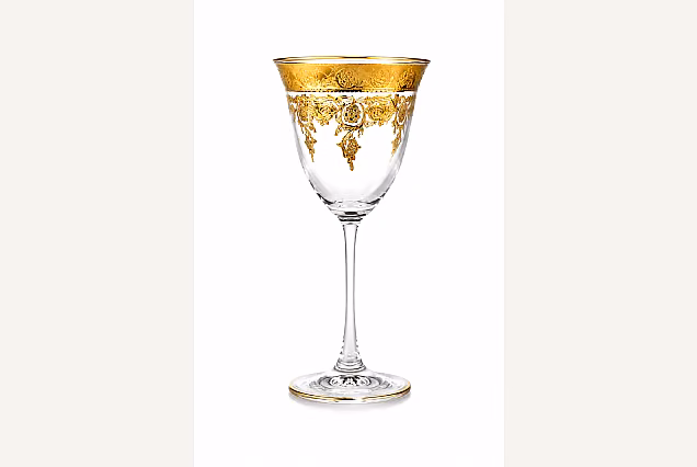 Piękne kieliszki do wina białego 190ml Jesolo Gold-JGC