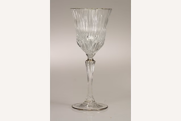 Eleganckie kieliszki do wody 280ml zdobione platyną ADAGIO PLATINUM-ADPB