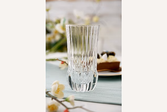 Eleganckie szklanki do wody z platynowym rantem ADAGIO PLATINUM-ADPD