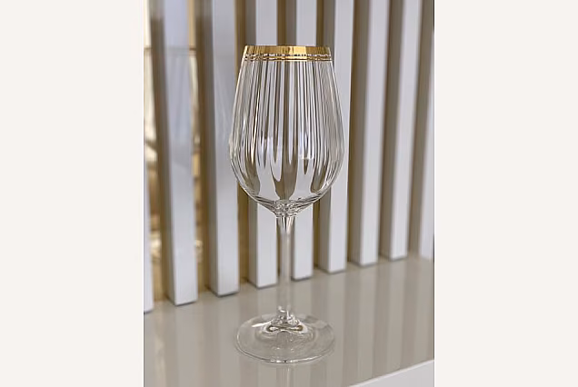 Marble Gold-MGC-kieliszki do wina 350ml