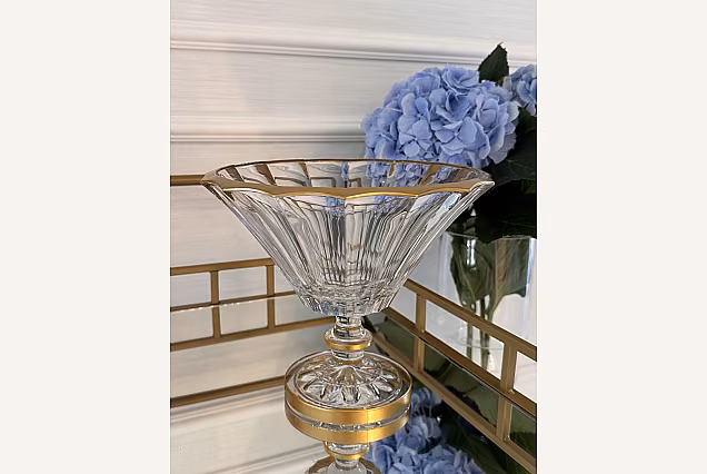 Marigold-MB-kryształowa misa na nodze 26cm
