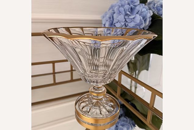 Marigold-MB-kryształowa misa na nodze 26cm
