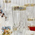 Eleganckie szklanki do wody z platynowym dekorem Palermo Crystal-PCD