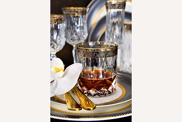Eleganckie szklanki do drinków Opera Platin-OCE-