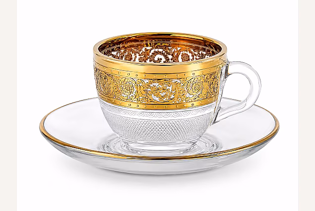 Komplet 6szt filiżanki do espresso ze spodkiem _Palace